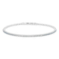 Cubic Zirconia April Bracelet in Sterling Silver