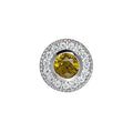 Cubic Zirconia August Charm in Sterling Silver