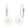 Cultured Freshwater Pearl Earrings in Sterling Silver (8mm pearls)