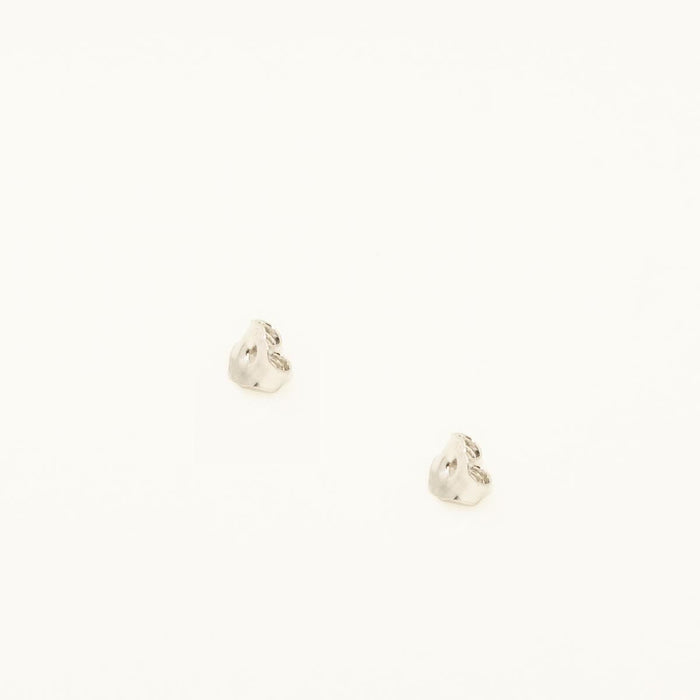 Cultured Freshwater Pearl Earrings in Sterling Silver with Diamonds (1/20ct tw and 6mm pearls)
