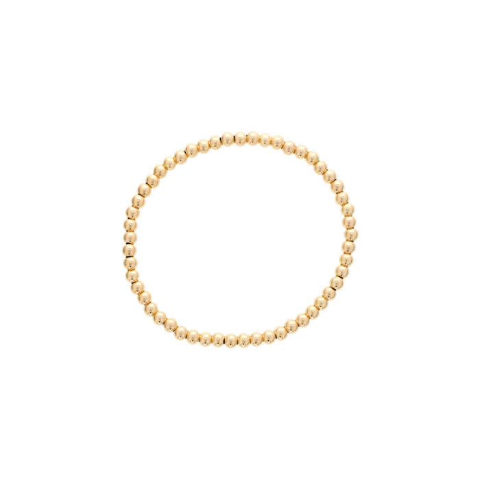 Dee Berkley Bead Bracelet in 14kt Gold Filled (4mm beads)
