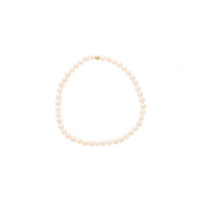 Dee Berkley Cultured Freshwater Pearl Bead Bracelet in 14kt Gold Filled (4mm pearls)