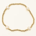 Dee Berkley Cultured Freshwater Pearl Bead Bracelet in 14kt Gold Filled (6mm pearls)