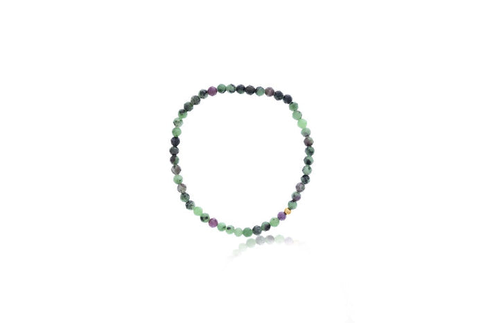 Dee Berkley Fuchsite Bead Bracelet in 14kt Gold Filled (4mm beads)