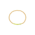 Dee Berkley Peridot Bead Bracelet in 14kt Gold Filled (4mm beads)