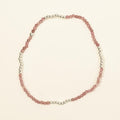 Dee Berkley Pink Tourmaline Bead Bracelet in Sterling Silver