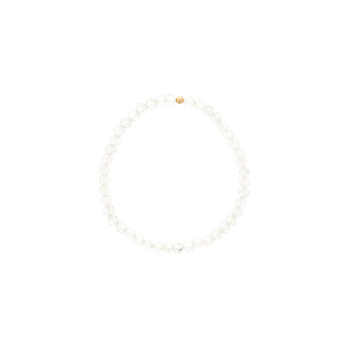 Dee Berkley White Topaz Bead Bracelet in 14kt Gold Filled (4mm beads)