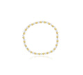 Dee Berkley White Topaz Bead Bracelet in 14kt Gold Filled (4mm beads)