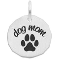Dog Mom Charm in Sterling Silver