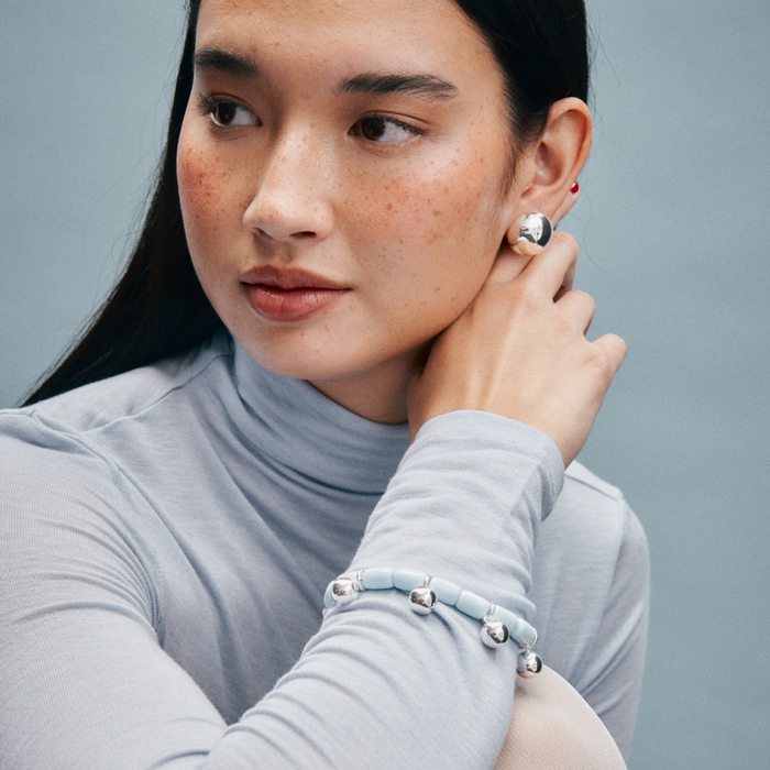 Dome Studs - Silver