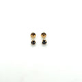 Brincos em Ouro 18k com Pedras de Zircônia / 18k Gold Earrings with Zirconia Stones - Ricca Jewelry
