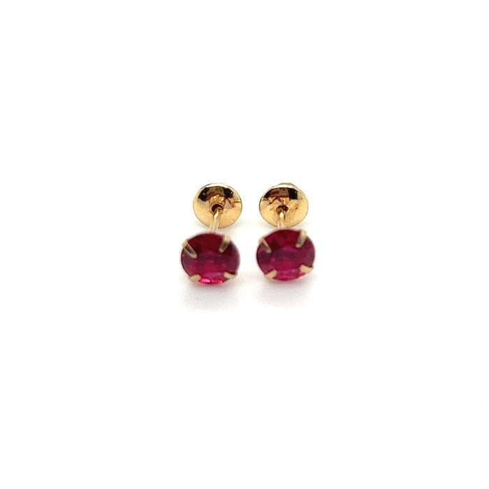 Brincos com Pedras de Zirconia 4mm - Ricca Jewelry