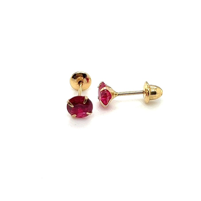 Brincos com Pedras de Zirconia 4mm - Ricca Jewelry