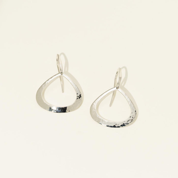 E.L Designs Fancy Drop Earrings in Sterling Silver