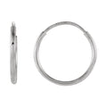 Endless Tube Hoop Earrings