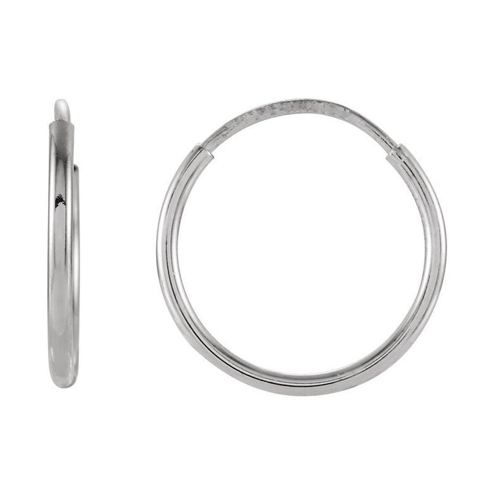 Endless Tube Hoop Earrings
