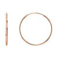 Endless Tube Hoop Earrings