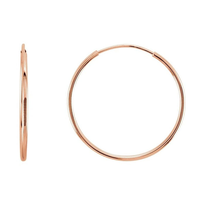 Endless Tube Hoop Earrings
