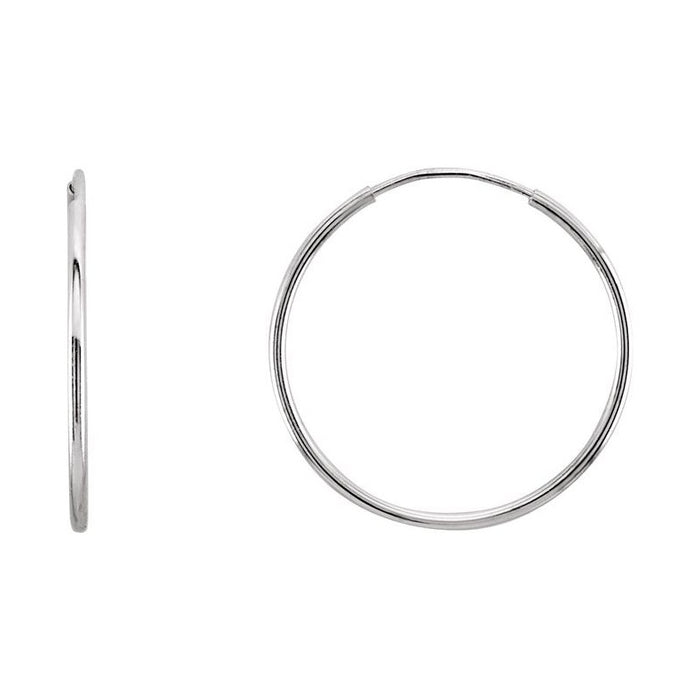 Endless Tube Hoop Earrings