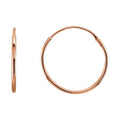 Endless Tube Hoop Earrings