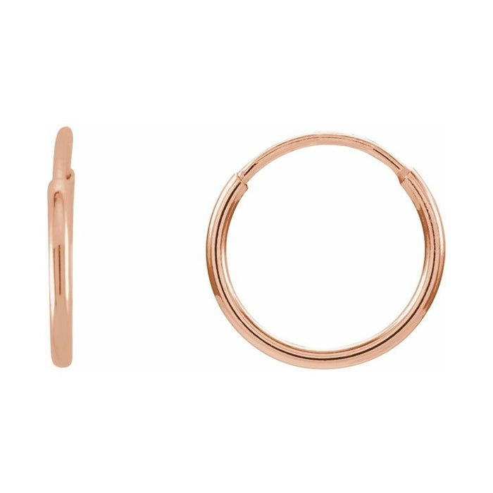 Endless Tube Hoop Earrings