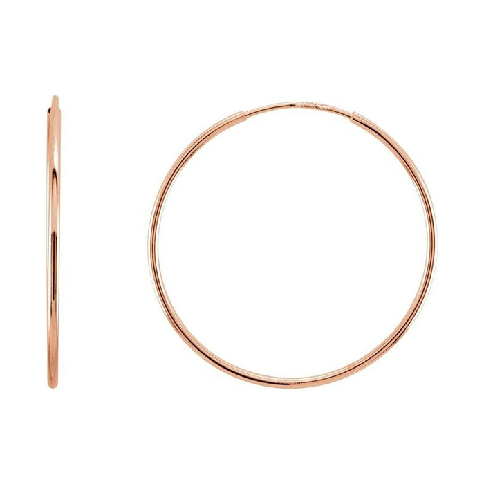 Endless Tube Hoop Earrings