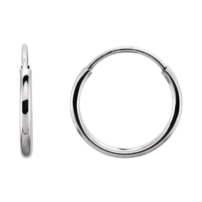 Endless Tube Hoop Earrings