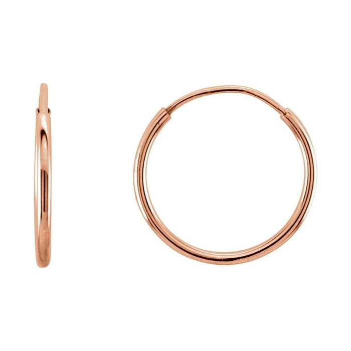 Endless Tube Hoop Earrings