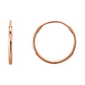 Endless Tube Hoop Earrings