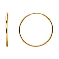 Endless Tube Hoop Earrings