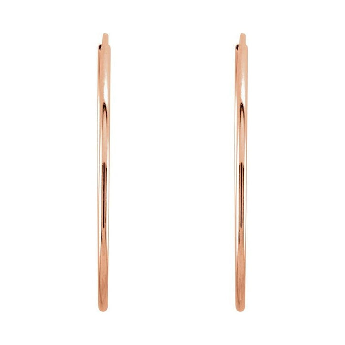 Endless Tube Hoop Earrings