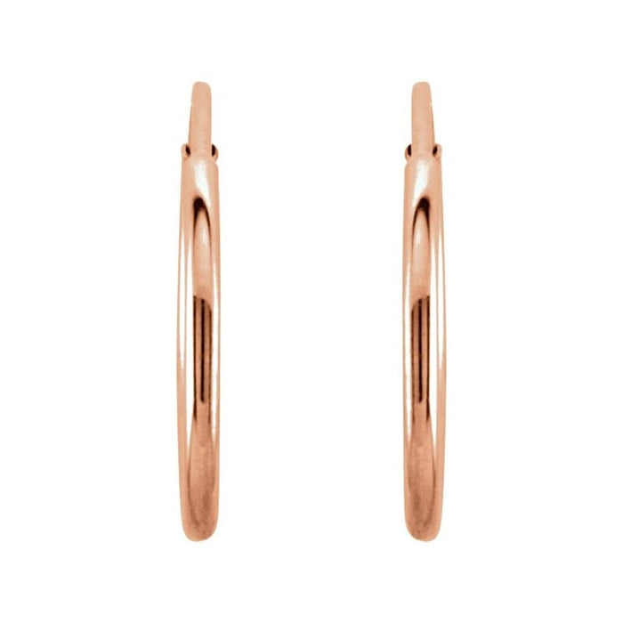 Endless Tube Hoop Earrings