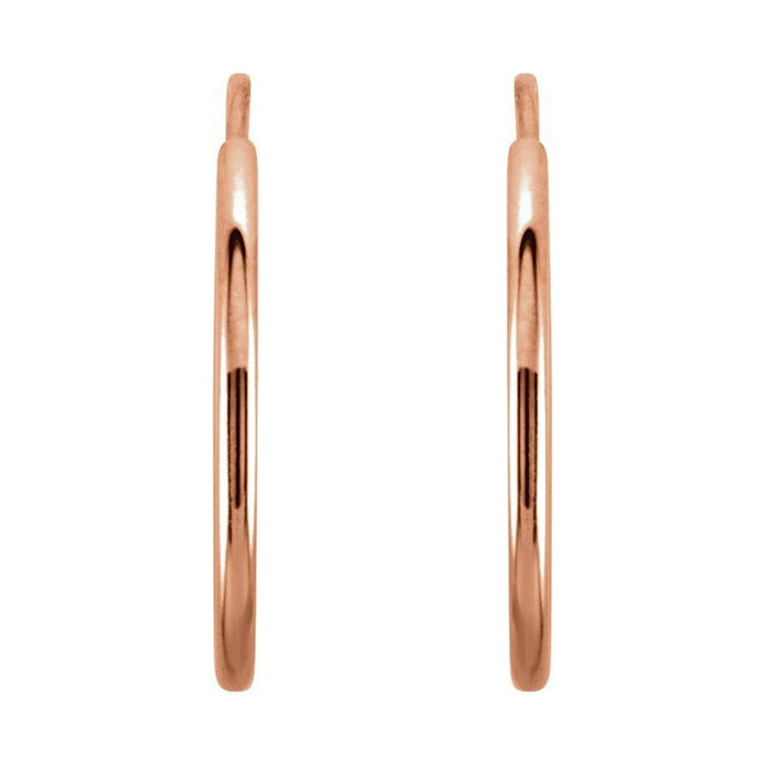 Endless Tube Hoop Earrings