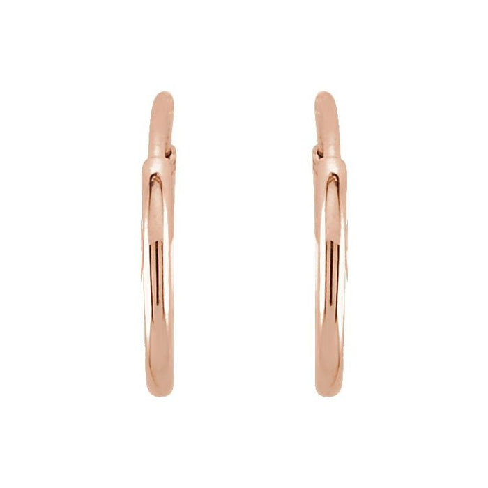 Endless Tube Hoop Earrings
