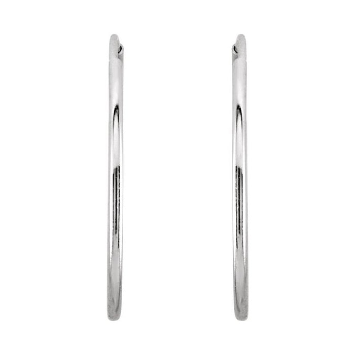 Endless Tube Hoop Earrings