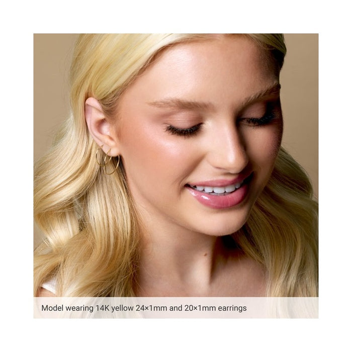 Endless Tube Hoop Earrings