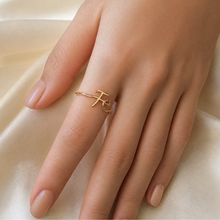 Faith Ring in 18K Gold