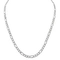 Figaro Chain in Sterling Silver (20 inches and 5.5mm wide)