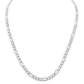Figaro Chain in Sterling Silver (22 inches and 3.9mm)