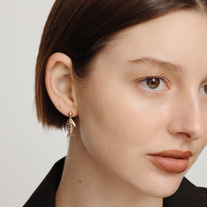 Fishy Earring (Gold)