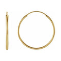 Flexible Endless Tube Hoop Earrings