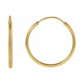 Flexible Endless Tube Hoop Earrings