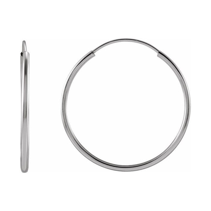 Flexible Endless Tube Hoop Earrings