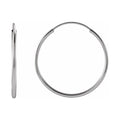 Flexible Endless Tube Hoop Earrings