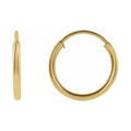 Flexible Endless Tube Hoop Earrings