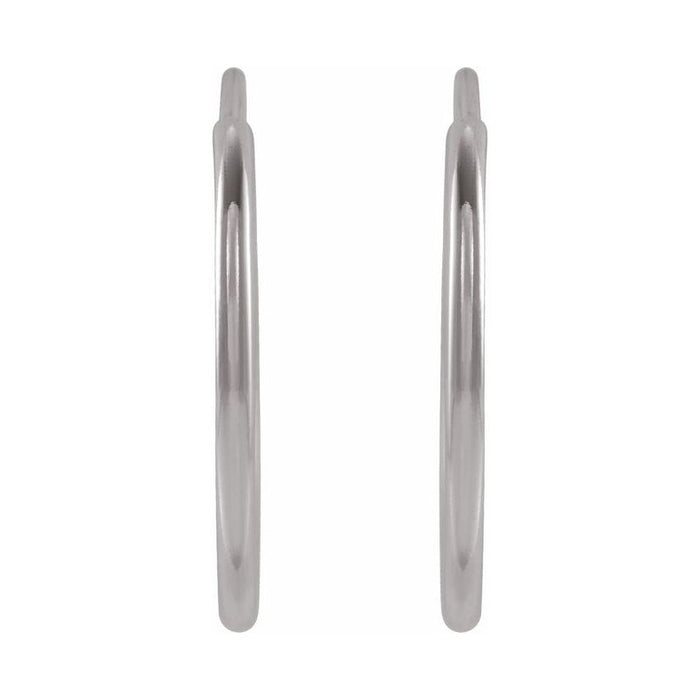 Flexible Endless Tube Hoop Earrings