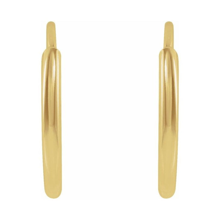 Flexible Endless Tube Hoop Earrings