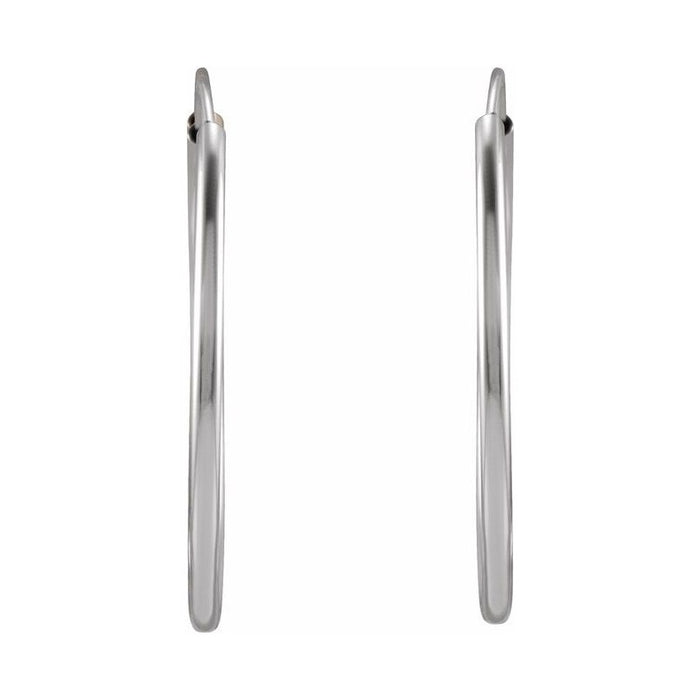 Flexible Endless Tube Hoop Earrings