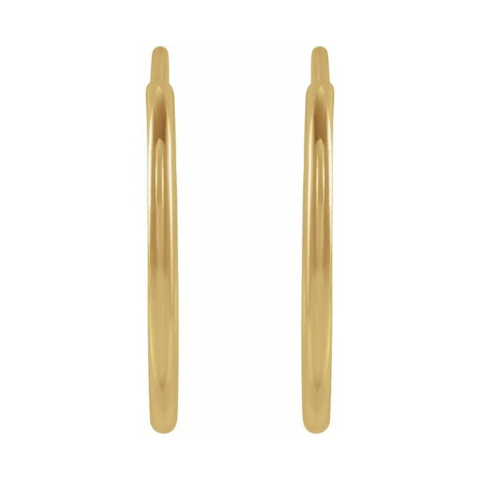Flexible Endless Tube Hoop Earrings