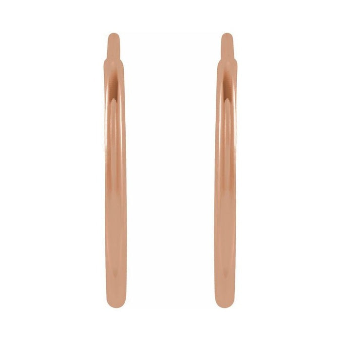 Flexible Endless Tube Hoop Earrings